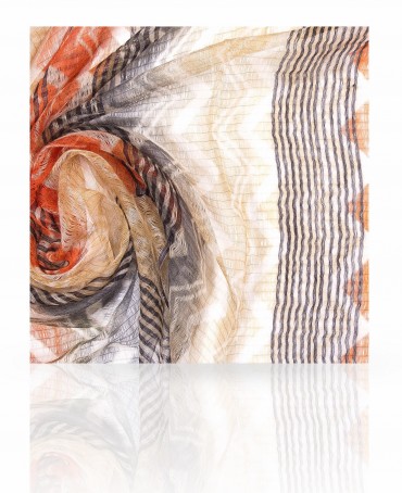 Палантин Женский SW-ZIGZAG/GR.OR